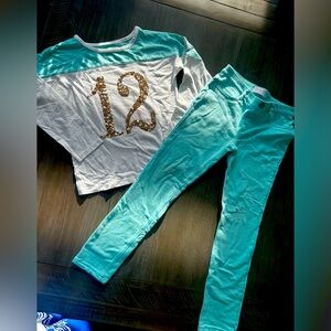 Girls two piece children’s place outfit